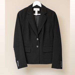 Liz Claiborne Classic Black Blazer - like new - Size 6